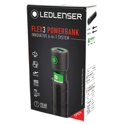 Ledlenser FLEX3 Li-ion Powerbank Plus 3400 mAh - Shop  Batteries at  Trekaline