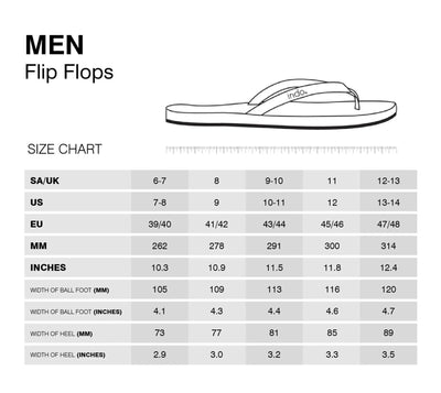 Indosole Men's ESSNTLS Flip Flops