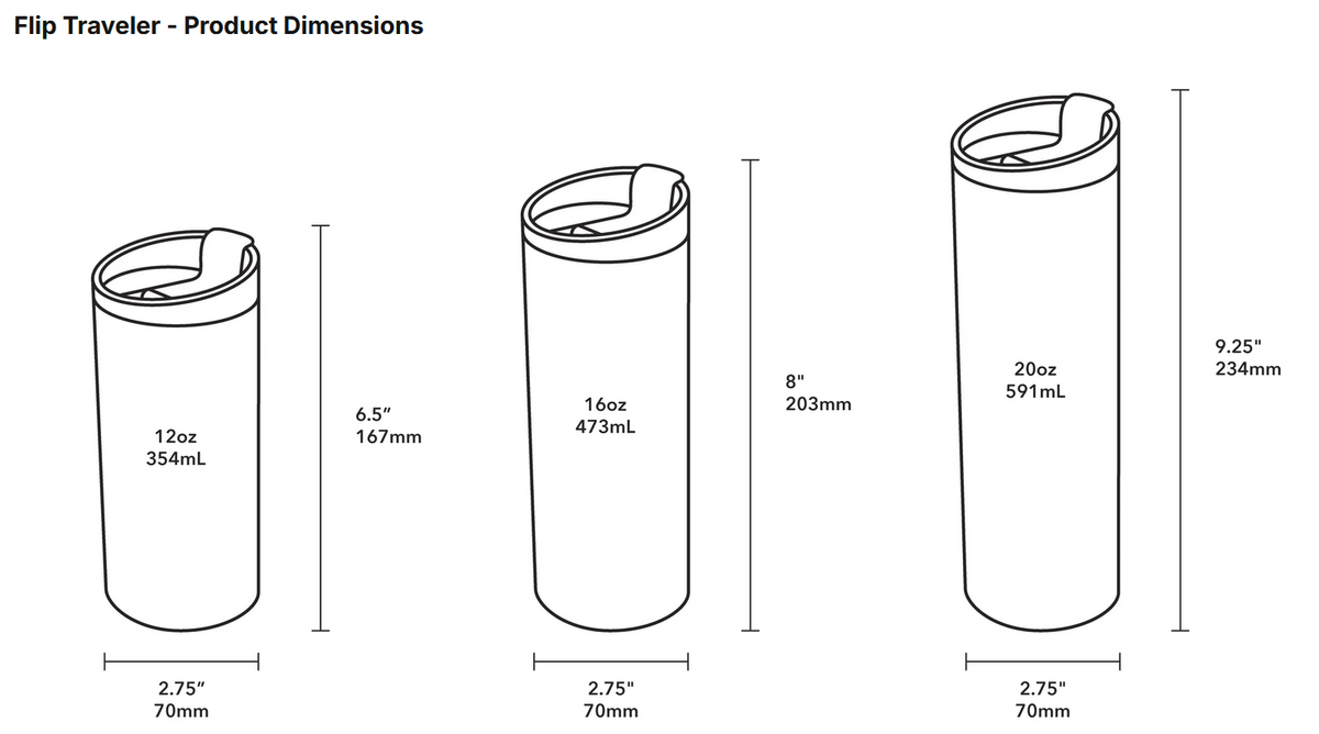 MiiR Flip Traveler Insulated Tumbler 12 oz - Shop Tumblers at Trekaline