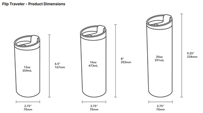 MiiR Flip Traveler Insulated Tumbler 12 oz - Shop Tumblers at Trekaline