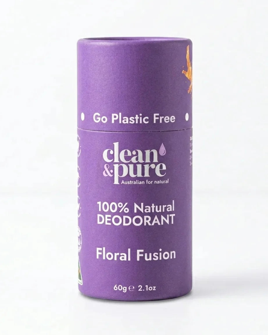 Clean & Pure Floral Fusion Natural Deodorant 60g - Shop  Deodorant at  Trekaline