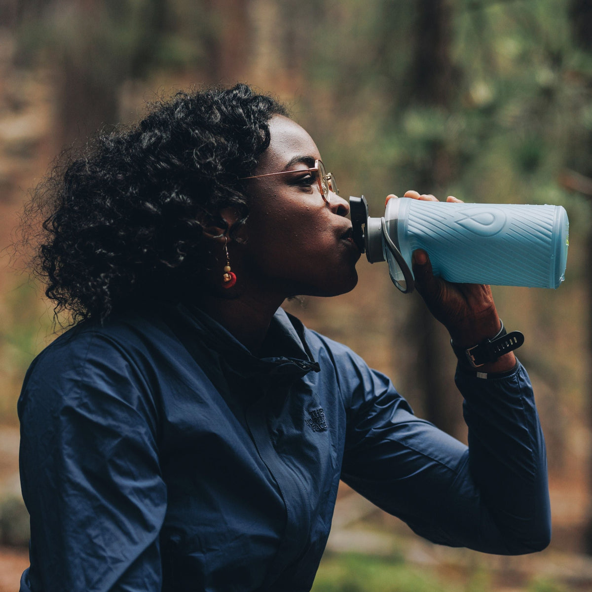 HydraPak Flux Ultra-Light Reusable Bottle 1L - Shop  Running Water Bottles at  Trekaline