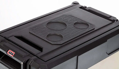 Top view of ARB Zero Portable Fridge Freezer Single Zone - 44L with durable design for outdoor use.