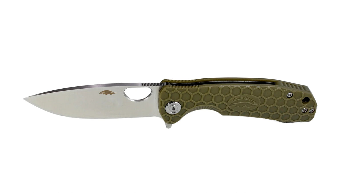 Honey Badger Medium Drop Point Knife D2 Steel