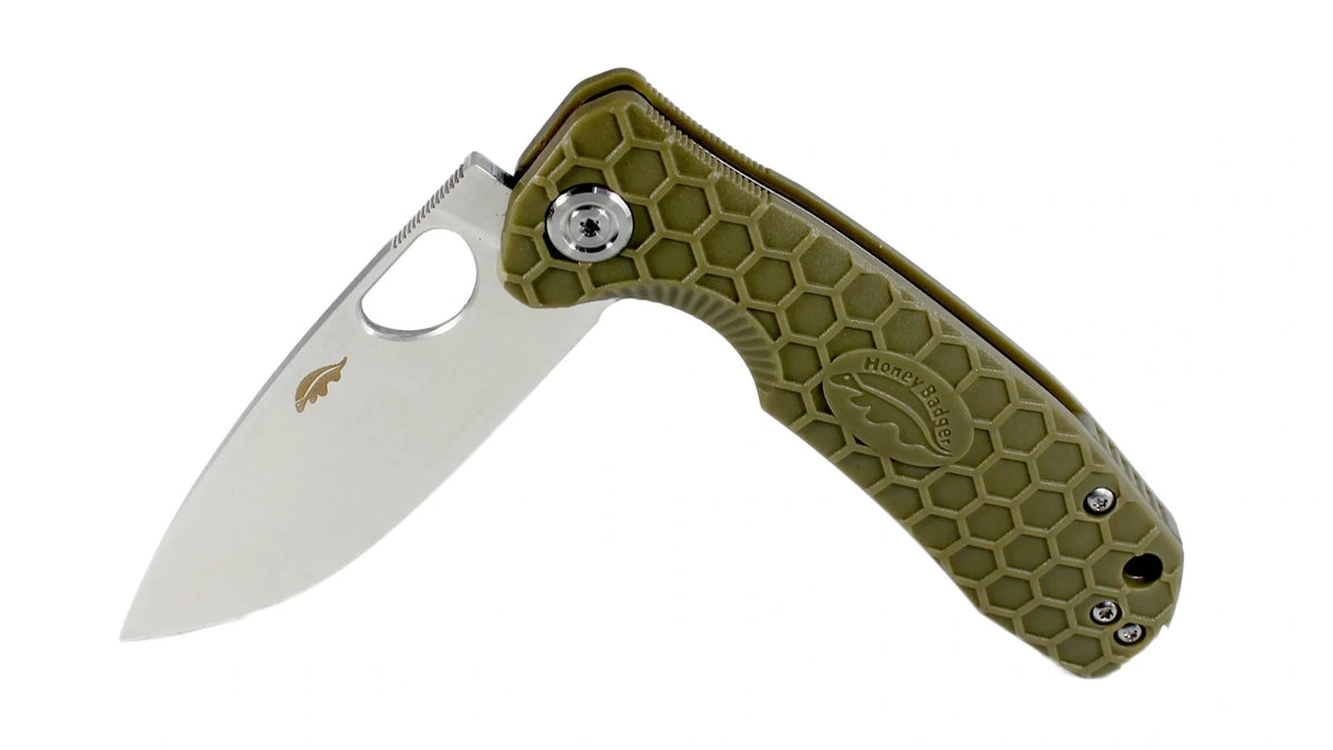 Honey Badger Medium Drop Point Knife D2 Steel