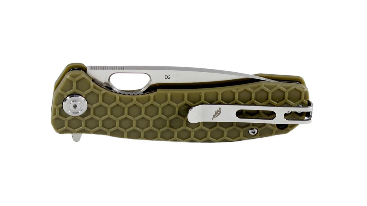Honey Badger Medium Drop Point Knife D2 Steel