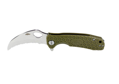 Honey Badger Large Claw Serrated Knife 8Cr13MoV Steel