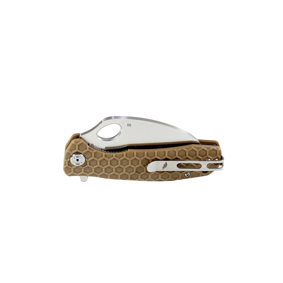Honey Badger Medium Claw Smooth Knife D2 Steel