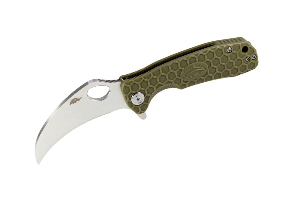 Honey Badger Large Claw Smooth Knife 8Cr13MoV Steel