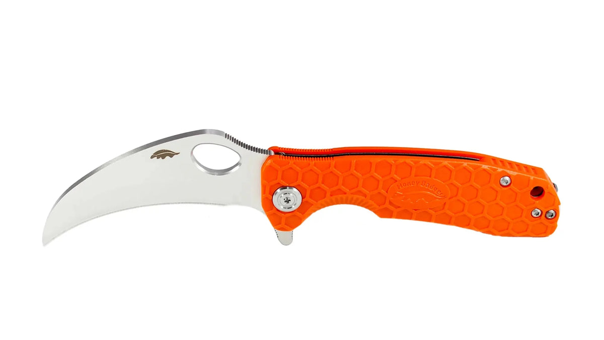 Honey Badger Medium Claw Smooth Knife 8Cr13MoV Steel