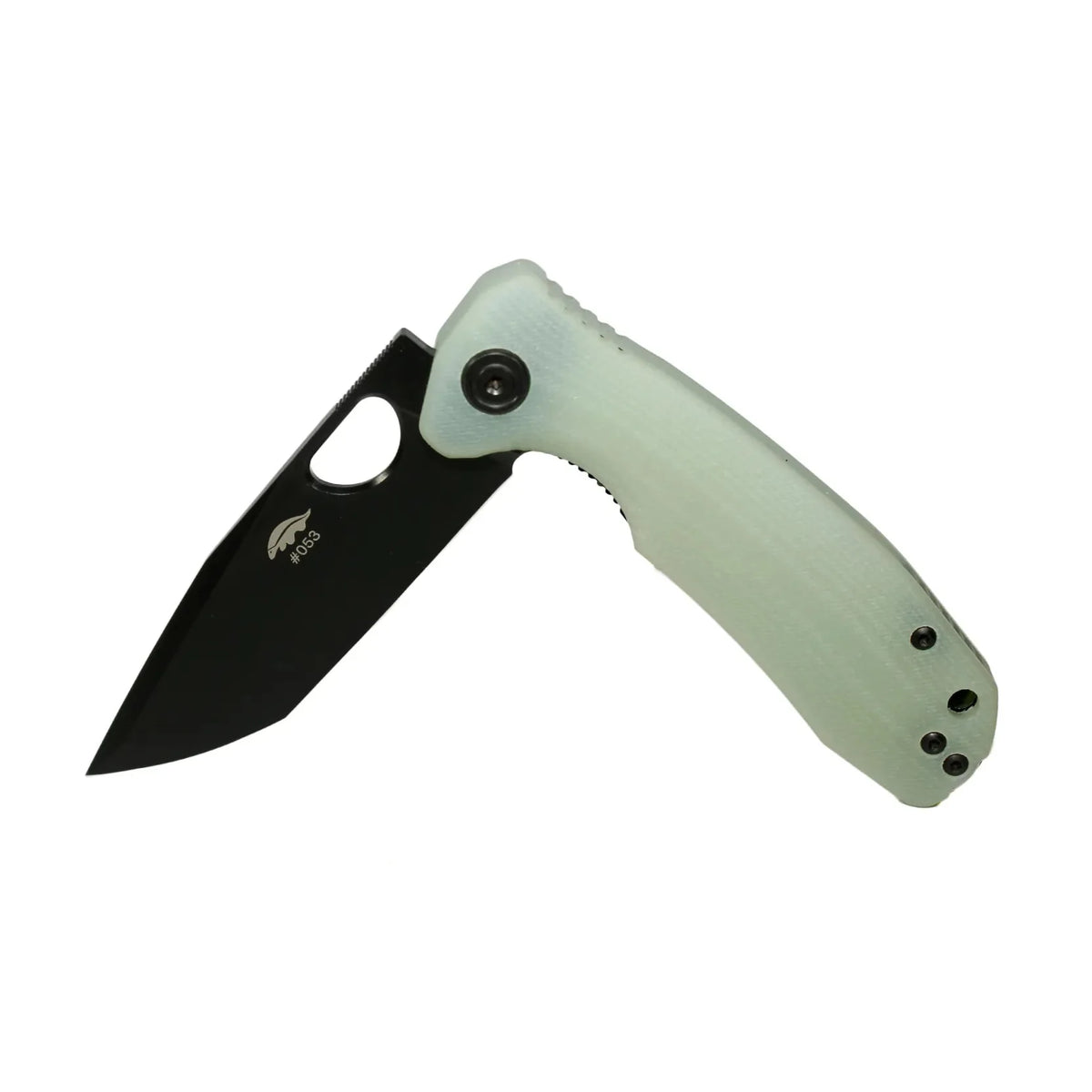 Honey Badger Limited Edition Medium Tanto Knife D2 - Jade G10