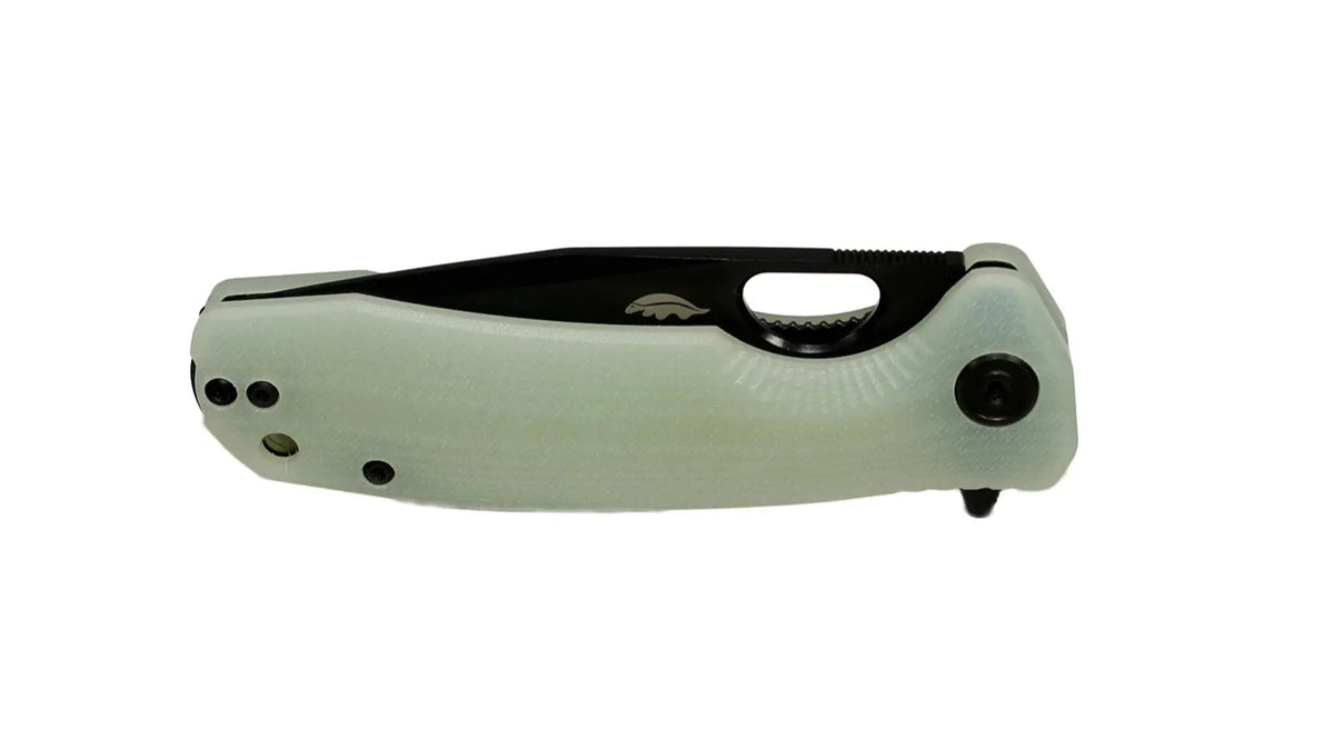 Honey Badger Limited Edition Medium Tanto Knife D2 - Jade G10