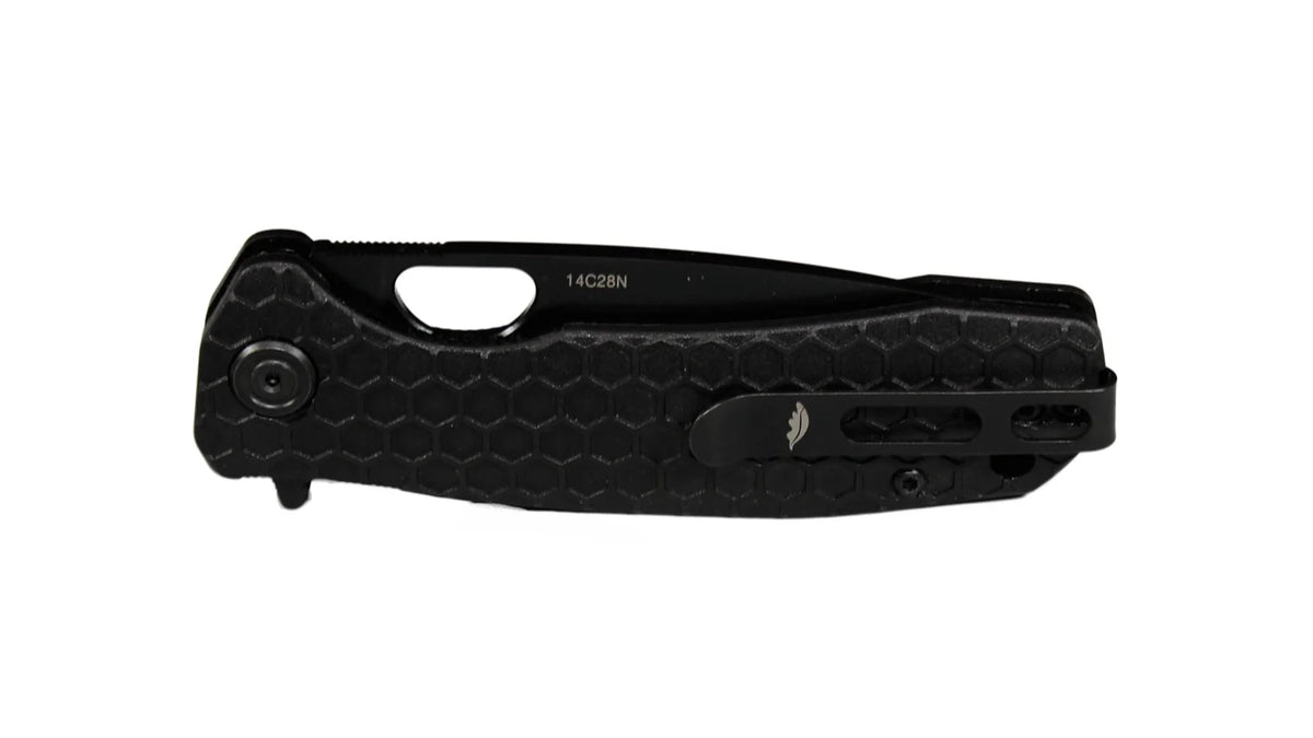 Honey Badger Medium Drop Point Knife 14C28N Steel