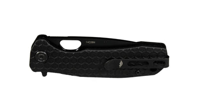 Honey Badger Medium Drop Point Knife 14C28N Steel