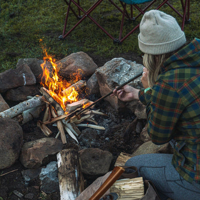 Telescoping Fire Blower - Shop  Grill and Fire Pit Accessories at  Trekaline