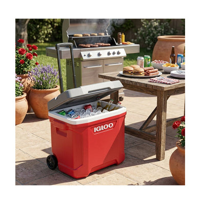 Igloo Latitude Roller Cooler 30 Quart - Shop  Hard-sided Coolers at  Trekaline