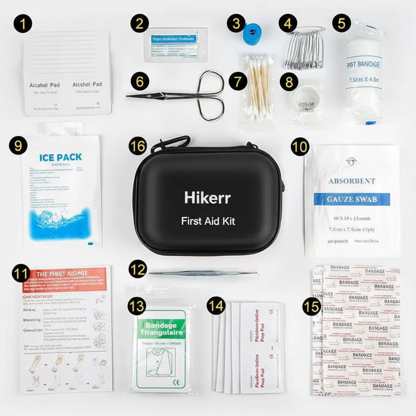 Hikerr Compact First Aid Kit