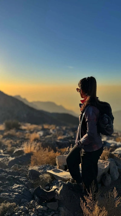 In the Hajar Mountains: Essential UAE Hiking Guidebook by Nadia Saleem