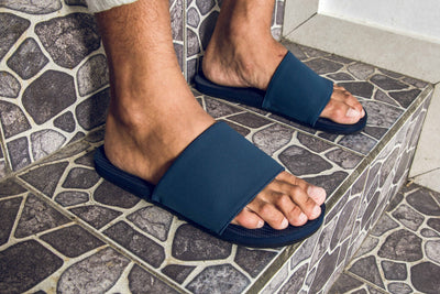 Indosole Slides Recycled Tire Sole Sandals - Men