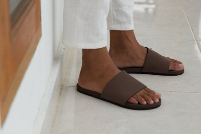 Indosole Slides Recycled Tire Sole Sandals - Men