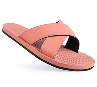Indosole Men's ESSNTLS Cross Sandals