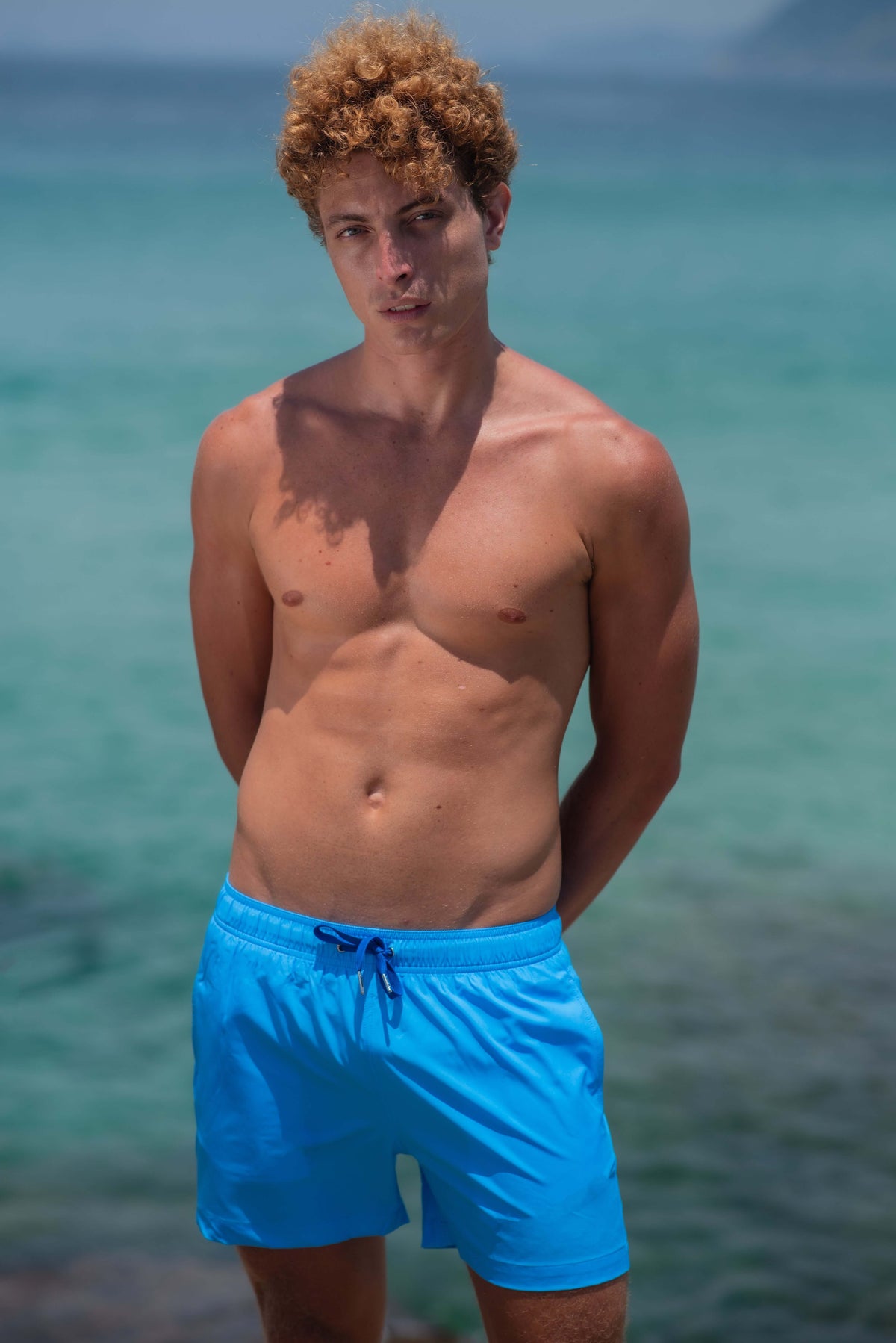 Bardoo Men's Classic Swim Shorts - Blue