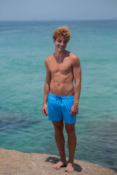 Bardoo Men's Classic Swim Shorts - Blue