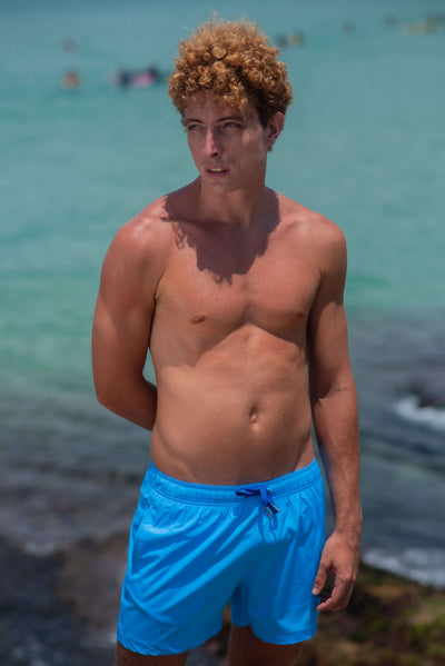 Bardoo Men's Classic Swim Shorts - Blue