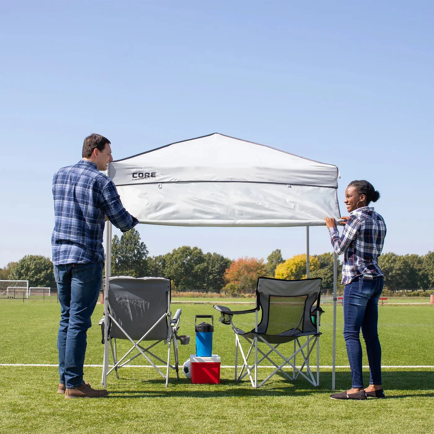 Core Equipment Gazebo Instant Canopy with Half Sun Wall - 6' x 4' - Shop  Shade Shelters at  Trekaline
