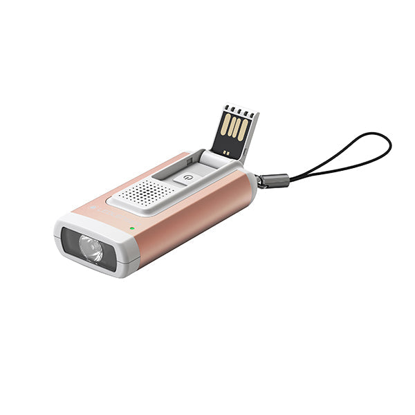 Ledlenser K6R Safety Alarm Keychain Flashlight