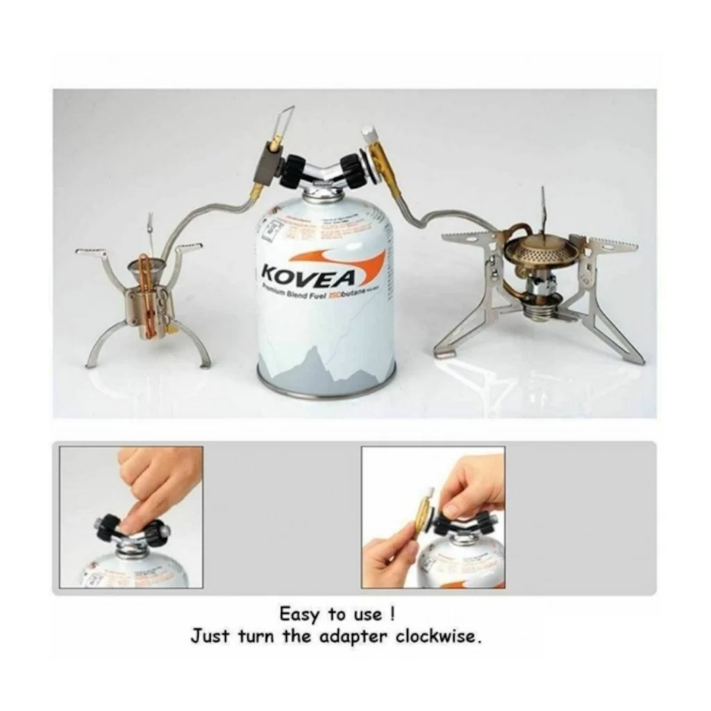 Kovea Two-Way Gas Adapter Splitter - Shop  Camp Stove Accessories at  Trekaline