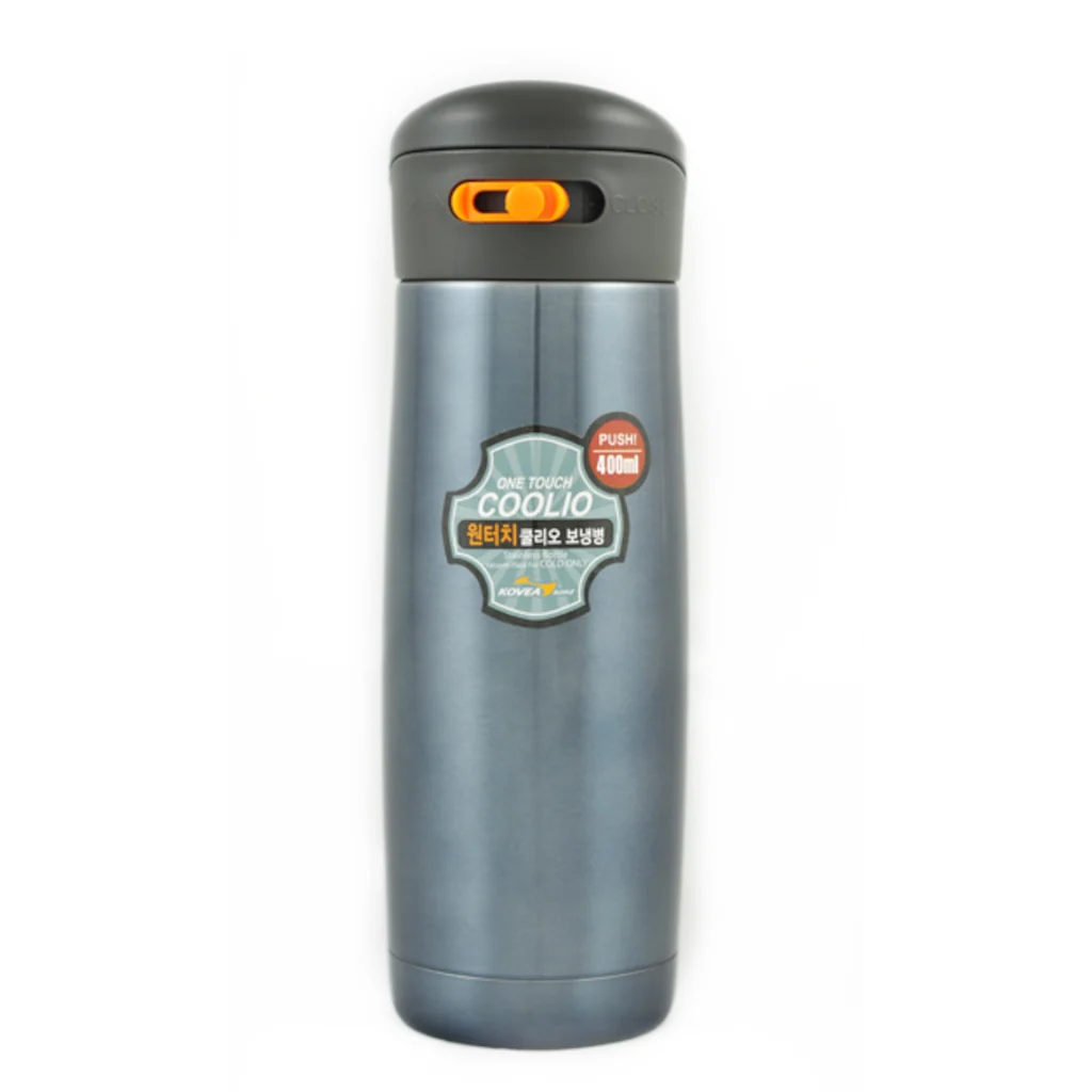 Kovea One Touch Coolio Vacuum Flask 14 oz - Shop  Water Bottles at  Trekaline