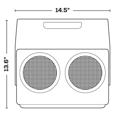 KoolTunes 14Qt / 13L Boombox Cooler - Shop  Hard-sided Coolers at  Trekaline