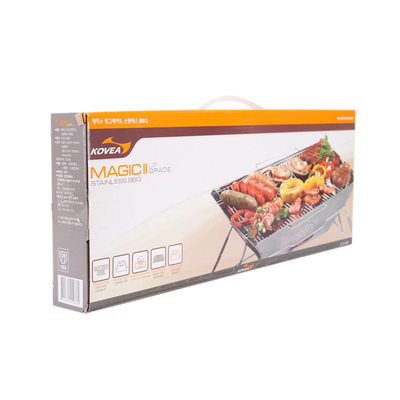 Kovea BBQ Magic II Stainless Charcoal Grill - Shop  Charcoal Grills at  Trekaline