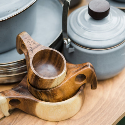 Kuksa Wooden Drinking Cup - Shop  Camping Cups at  Trekaline