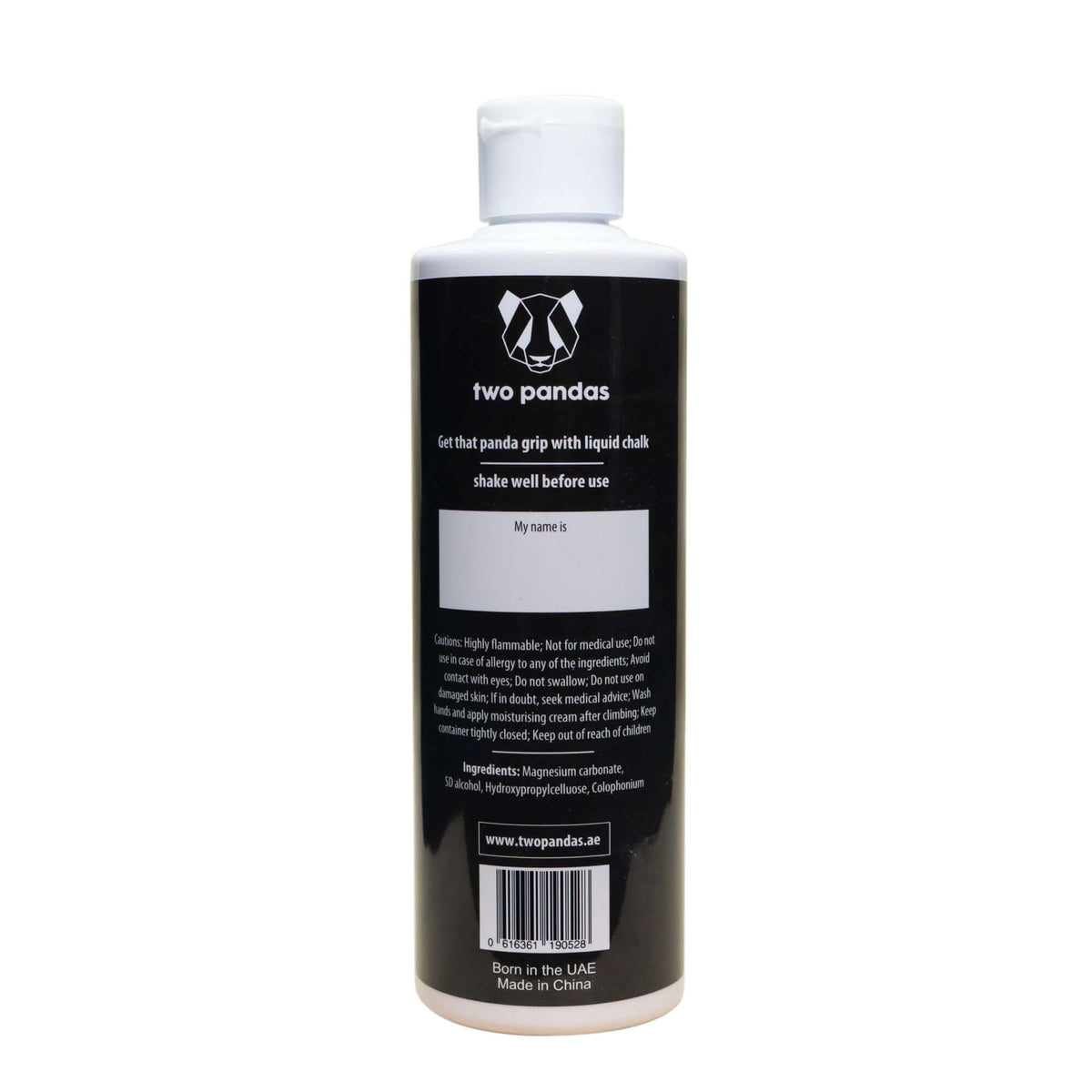 Two Pandas Liquid Chalk White Unscented 200ml - Shop  Climbing Chalk at  Trekaline