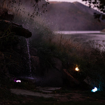 Multi-Colored Globe Light - Shop  Electric Lanterns at  Trekaline
