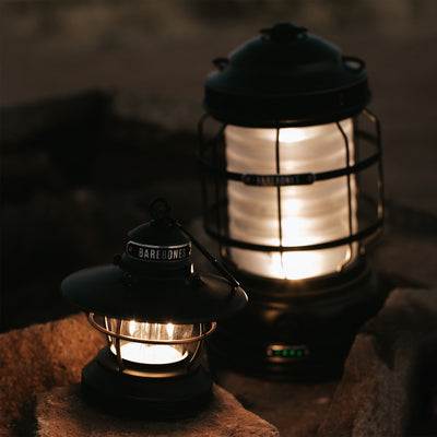 Barebones Edison Mini Lantern Antique Bronze - Shop  Electric Lanterns at  Trekaline
