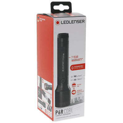 Ledlenser P6R Core Waterproof Rechargeable Flashlight