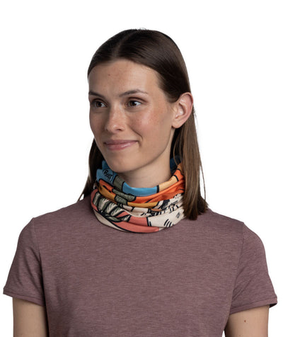 Buff CoolNet UV Neckwear - Amino Multi - Shop Neck Gaiters at Trekaline