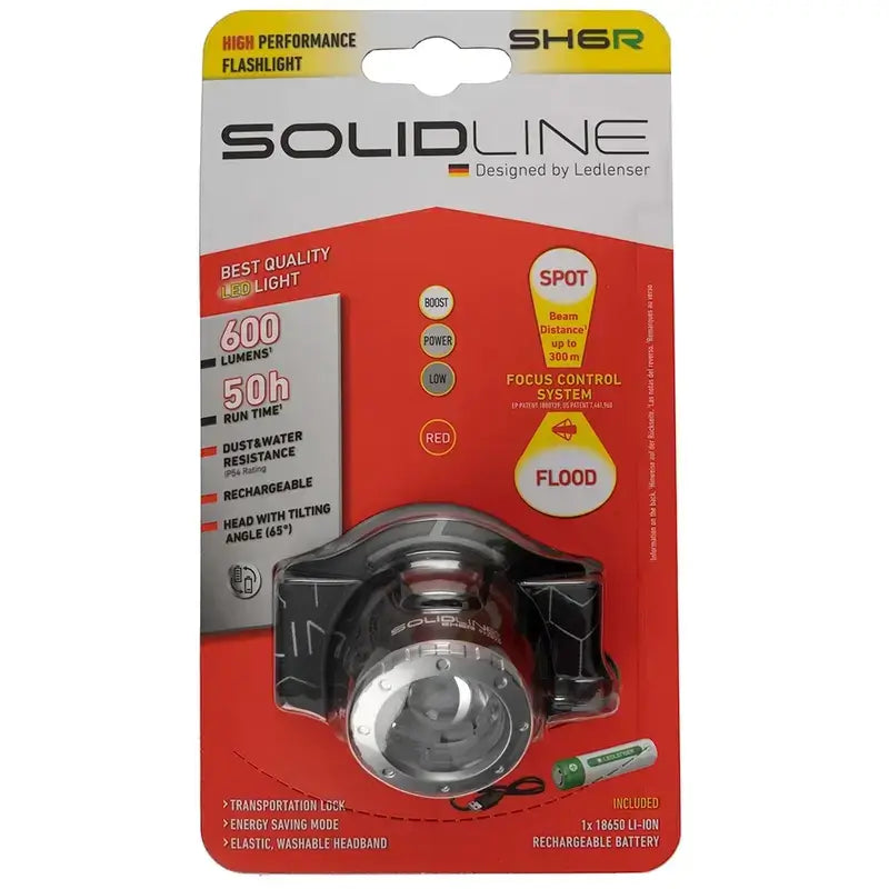 Ledlenser Solidline SH6R Headlamp
