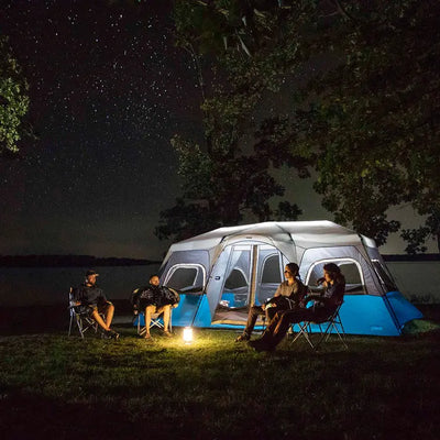 Core Equipment 12 Person Lighted Instant Cabin Tent 18’ x 10’