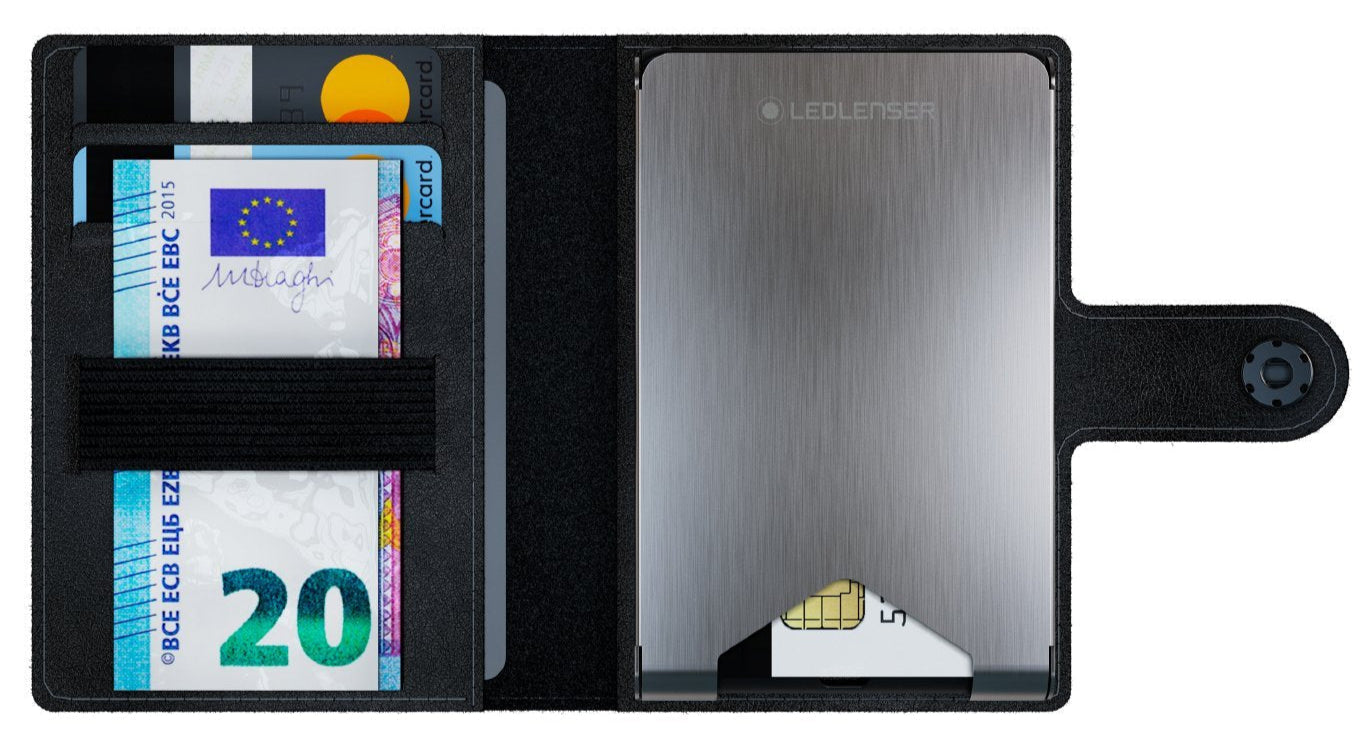 Ledlenser Lite Wallet RFID Leather Light