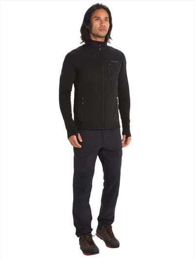 Marmot Preon Jacket - Men's Hiking Fleece shown on male model; ideal for UAE alpine adventures and high-output hikes.