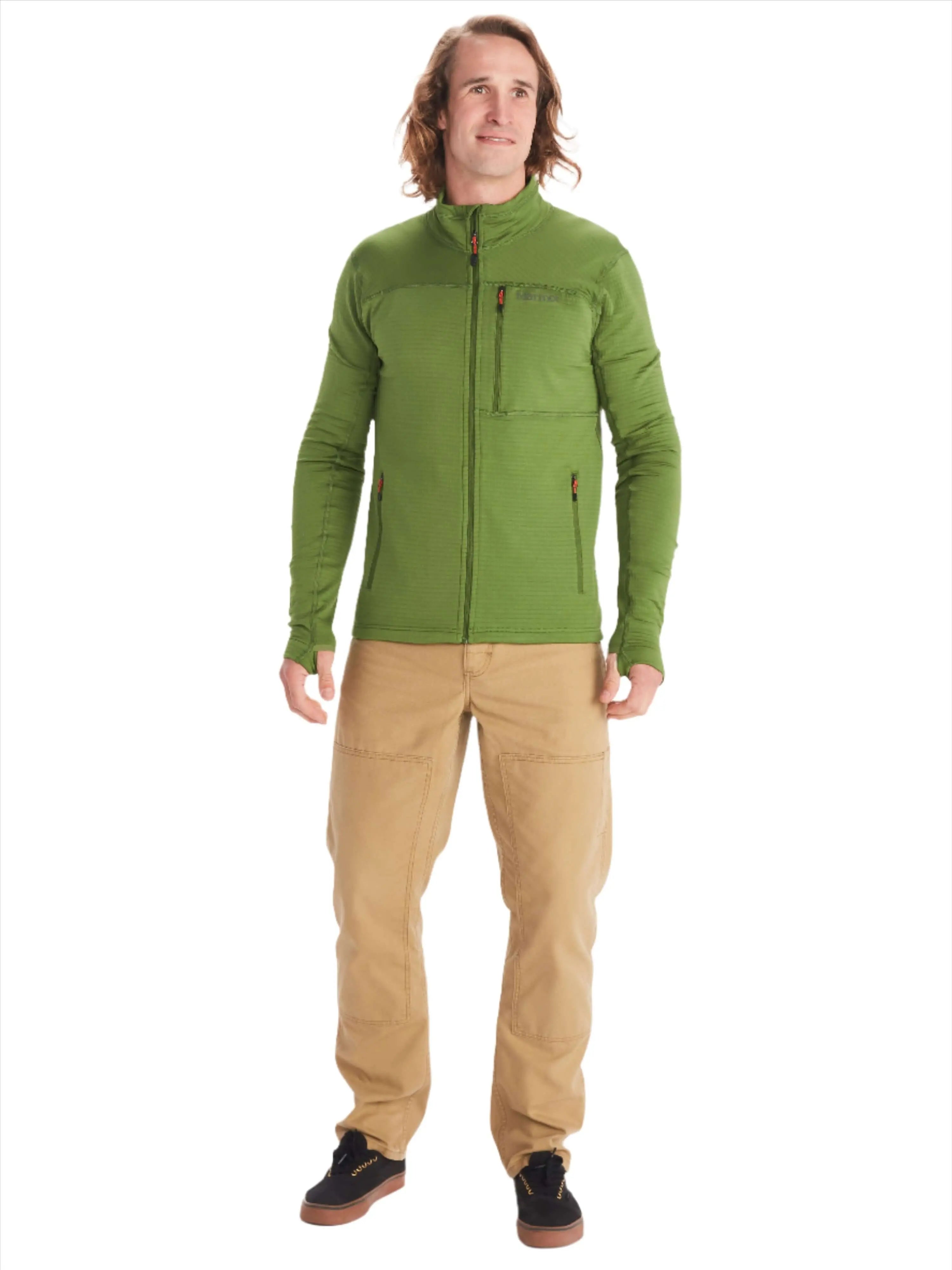 Man wearing the Marmot Preon Jacket while exploring mountain trails.