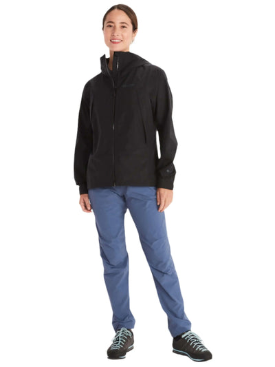 Woman wearing Marmot Gore-Tex Minimalist Pro Jacket standing confidently