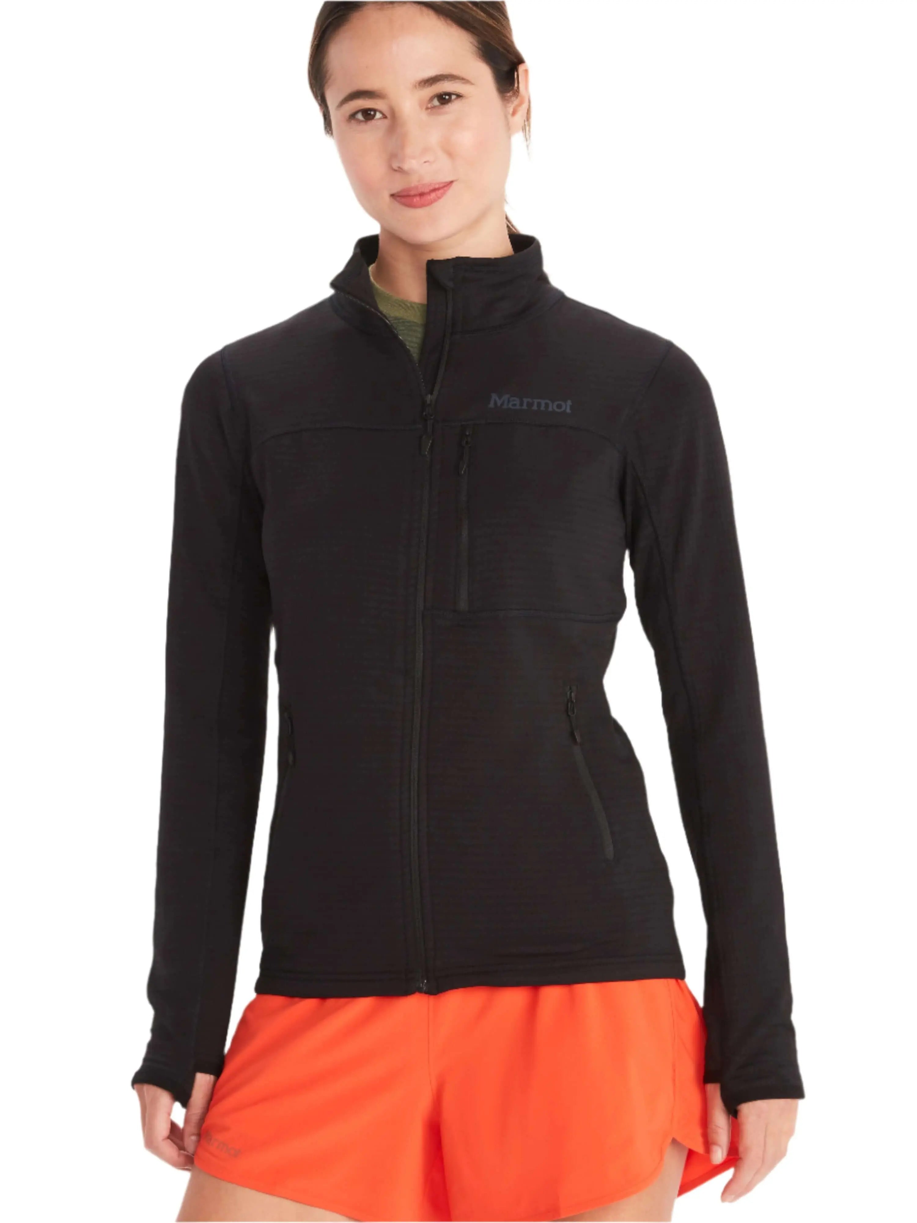 Marmot Preon Jacket flatlock seams and zipper pocket
