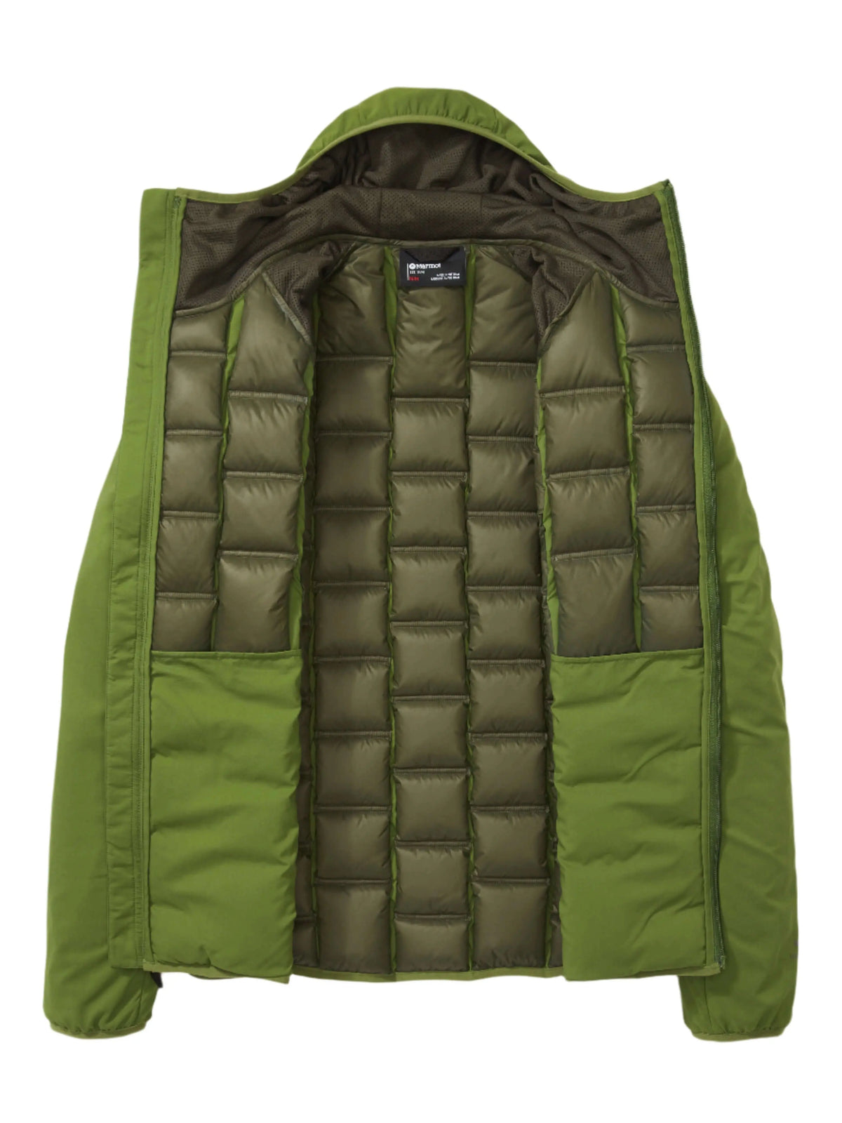 Marmot Warmcube 3D thermal channel interior lining close up