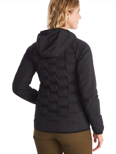 Back view of Marmot Warmcube Women's Active HB Jacket showcasing 3D WarmCube construction for enhanced warmth