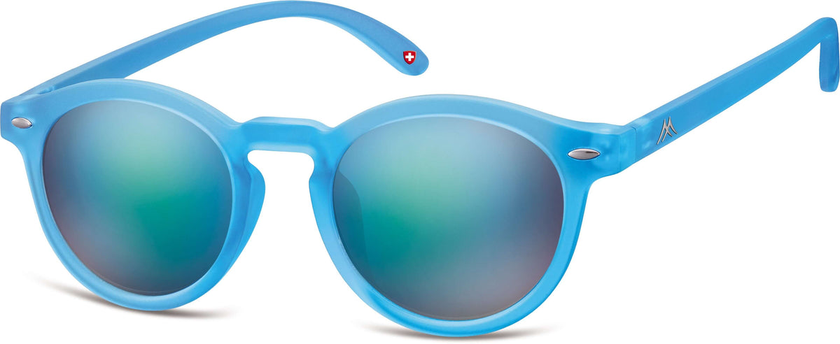 Montana Eyewear Revo Rubbertouch Round Sunglasses